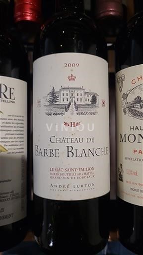 Bordéus Lussac-Saint-Émilion Château Barbe Blanche 2009