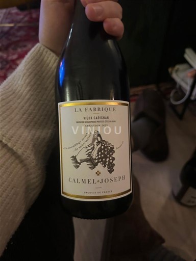 Languedoc et Roussillon Côtes catalanes Calmel & Joseph La Fabrique Vieix Carignan 2023