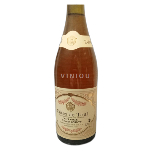 Lothringen Côtes-de-toul Vincent Gorny Vin Gris 2014