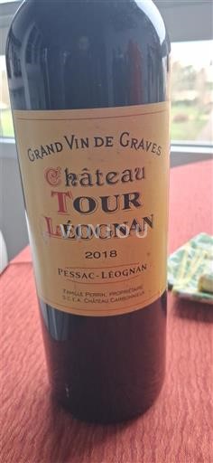 Bordeaux Pessac-Léognan Château Tour Léognan 2018