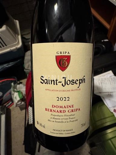 Rhônetal Saint-Joseph Domaine Bernard Gripa 2022