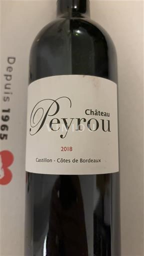 Burdeos Castillon-costas-de-burdeos Château Peyrou 2018