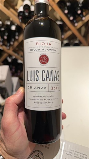 La Rioja rioja Luis Cañas Crianza 2021