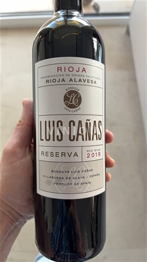 Ла-Ріоха Ріоха Luis Cañas Reserva 2019