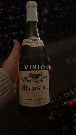 Burgundy Meursault Domaine Coche-Dury 2010