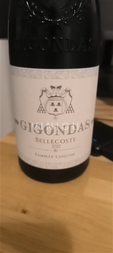 Rhône-dalen Gigondas Famille Lançon Bellecoste 2022