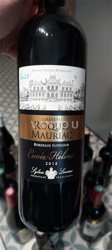 Bordeaux Bordeaux Supérieur Château Roques Mauriac Hélène 2018