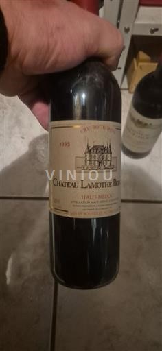 Bordeaux Haut-Médoc Cru Bourgeois Château Lamothe-Bergeron 1995