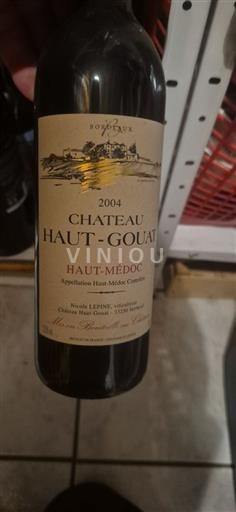 Bordeaux Haut-Médoc Château Haut-Gouat 2004