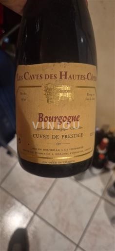Bourgogne Les Caves des Hautes-Côtes de Prestige 1991