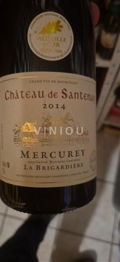 Borgonha Mercurey Château Santenay La Brigardière 2014