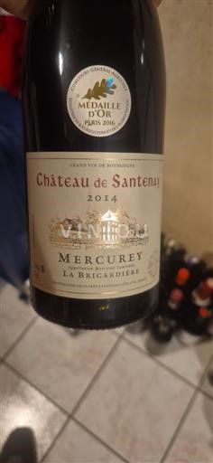 Borgonha Mercurey Château Santenay La Brigardière 2014