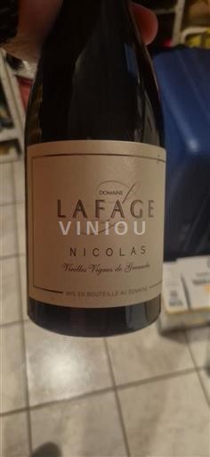 Languedoc and Roussillon Côtes Catalanes Domaine Lafage Nicolas Vieilles Vignes de Grenache 2019
