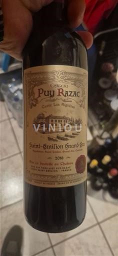 Bordeaux Saint-Émilion Grand Cru Château Puy Razac Les Alpilles 2016