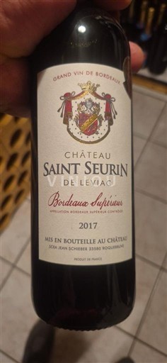 Bordeaux Bordeaux Supérieur Château Saint Seurin de Léviac 2017