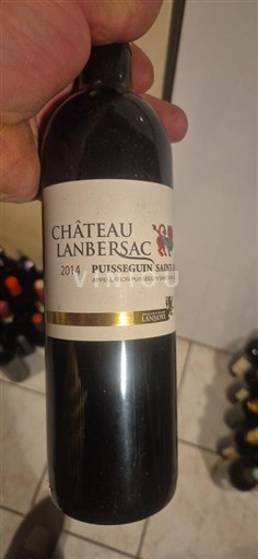 Bordeaux Puisseguin-saint-émilion Château Lanbersac 2014