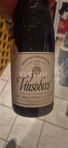 Rhône Valley Vinsobres Sélection Vieilles Vignes 2010