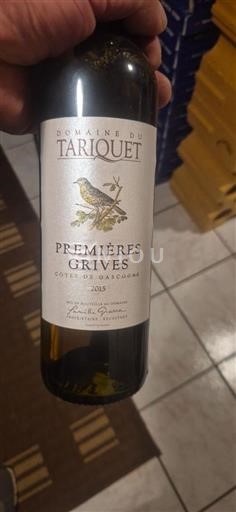 Jugozahod Côtes de Gascogne Domaine Tariquet Premières Grives 2015