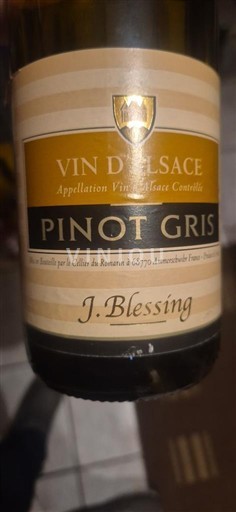 Elsass J. Blessing Pinot Gris 2016