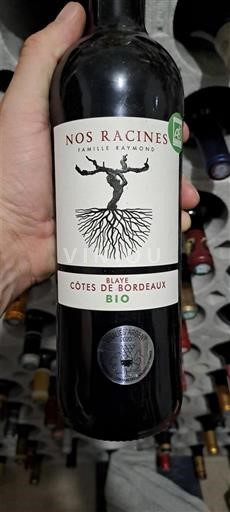 Bordeaux Blaye-Côtes-de-Bordeaux Famille Raymond Nos Racines 2019