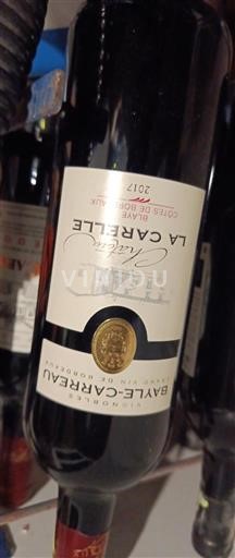 Burdeos Côtes-de-bourg Bayle-Carreau La Carrelle 2017