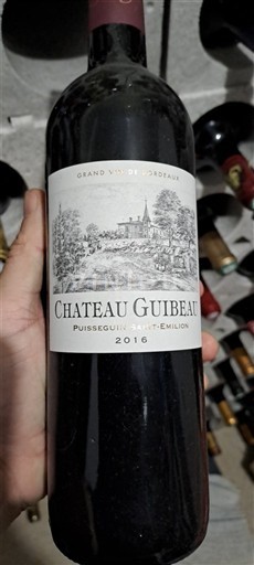 Bordeaux Puisseguin-saint-émilion Château Guibeau 2016