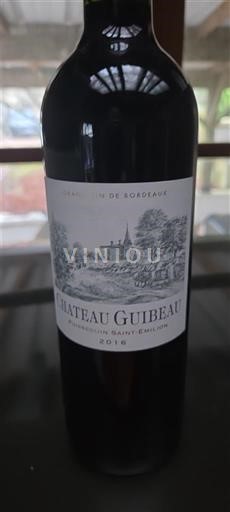 Bordeaux Puisseguin-saint-émilion Château Guibeau 2016
