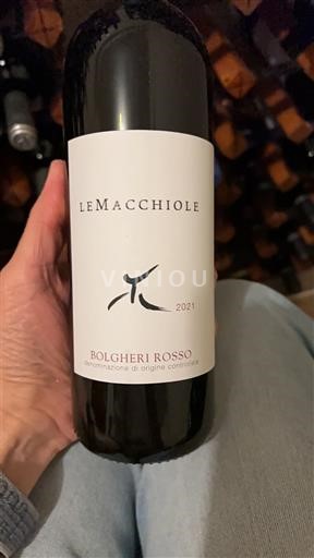 Toscana Ikke specificeret Le Macchiole 2021