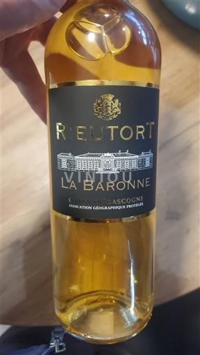 Vinuri Blanc sec La Baronne Rieutort 2018 Franța Sud-Vest Côtes de Gascogne IGP