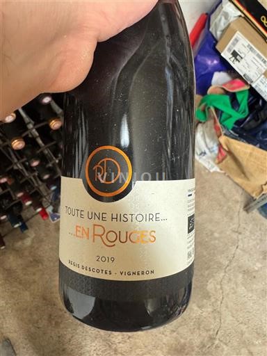 Lyonnais Coteaux du Lyonnais Régis Descotes Toute une histoire... en Rouges 2019