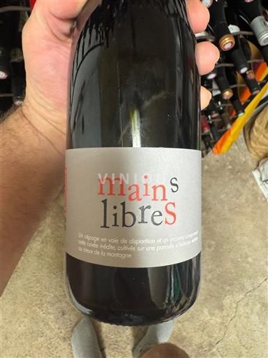 Languedoc Minervois-la-livinière Le clos du marbrier Mains libres 2022