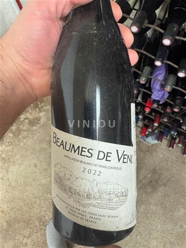 Rhônetal Beaumes de Venise Les Caves Saint Romain 2022