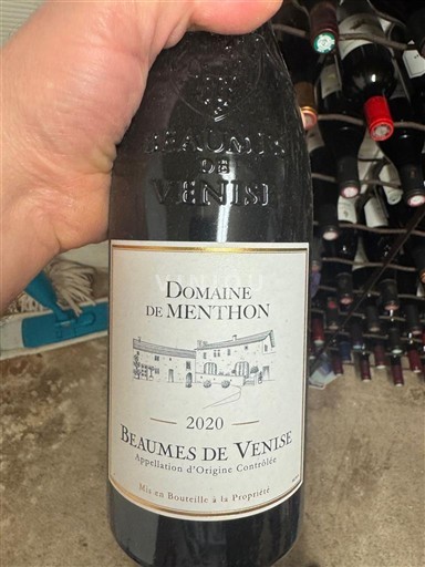 Vallée du Rhône Beaumes de Venise Domaine Menthon 2020