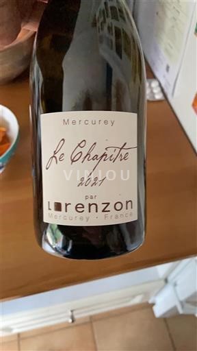 Bourgondië Mercurey Domaine Lorenzon Le Chapitre 2021