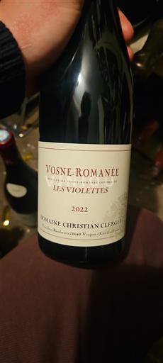 Burgundsko Vosne-romanée Domaine Christian Clerget Les Violettes 2022