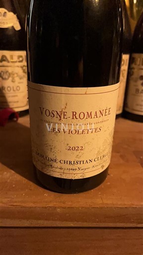 Bourgogne Vosne-romanée Domaine Christian Clerget Les Violettes 2022