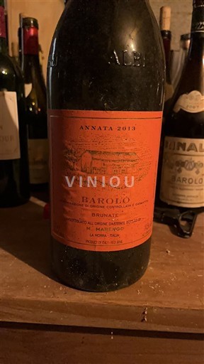 Piémont Barolo M. Marengo Brunate 2013