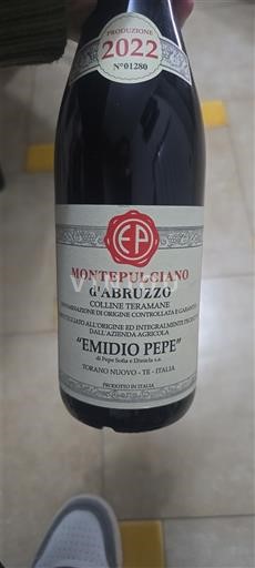 Abruzzerne Montepulciano d'Abruzzo Emidio Pepe 2022