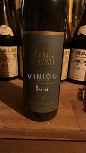 Piémont Barolo Paolo Scavino Ravera 2017