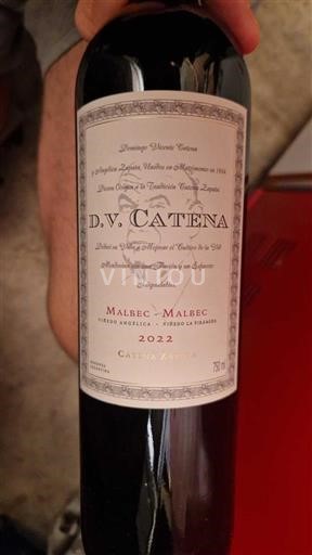 Mendoza Catena Zapata D.V. Catena Malbec-Malbec 2022