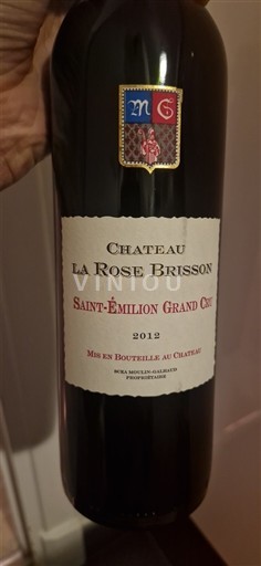 Bordeaux Saint-Émilion Grand Cru Grand Cru Château La Rose Brisson 2012