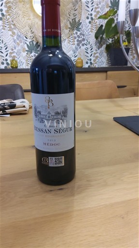 Bordeaux Médoc Château Bessan Ségur Willy 2013