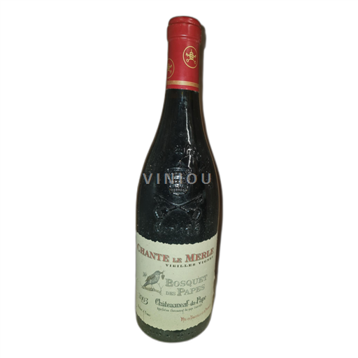 Rhônevallei Châteauneuf-du-Pape Bosquet des Papes Chante le Merle Vieilles Vignes 2003
