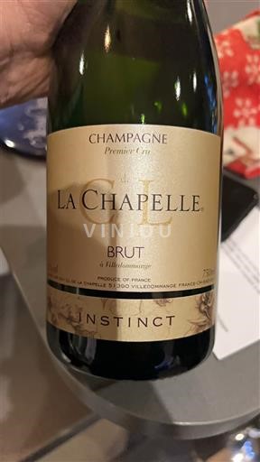 Champagne Ospecificerad La Chapelle Instinct Icke årgångsbetecknad