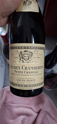 Bourgogne Gevrey-chambertin Premier Cru Louis Jadot Petite Chapelle 2015