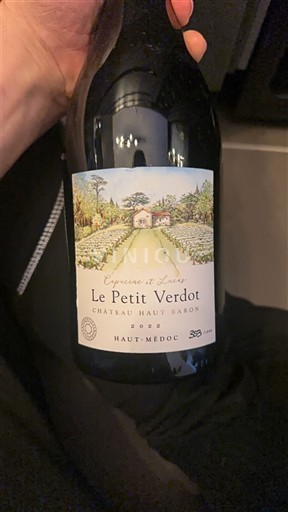 Burdeos Haut-Médoc Château Haut Baron Le Petit Verdot 2022