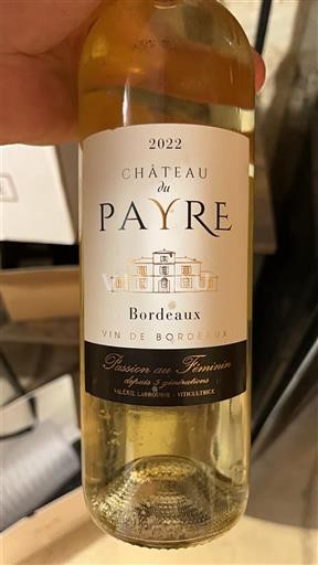 Bordeaux Château Payre Passion au Féminin 2022