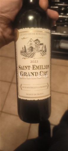 Bordeaux Saint-Émilion Grand Cru Saint-Émilion 2023