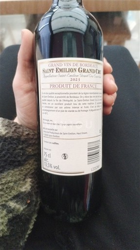 Bordeaux Saint-Émilion Grand Cru Saint-Émilion 2023