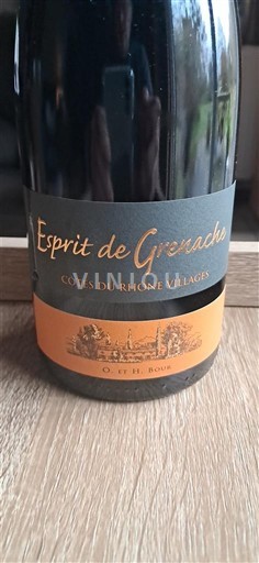 Rhônedalen Côtes-du-Rhône-Villages O. et H. Borie Esprit de Grenache 2022